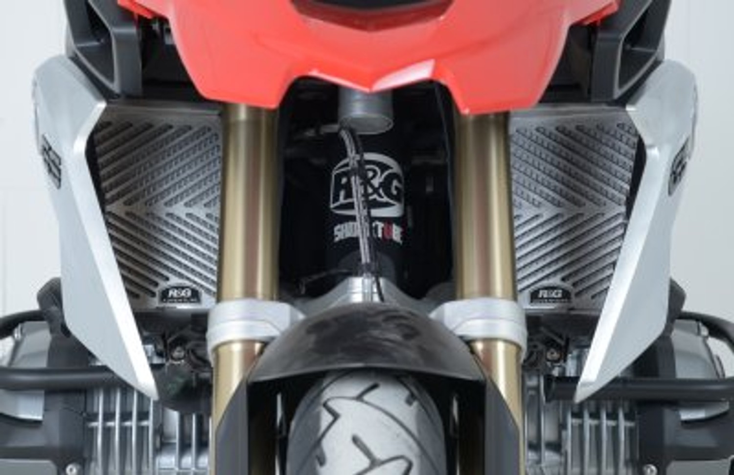 R&G Racing Stainless Steel Radiator Guards - Pair for BMW R1200GS / R1200GS Adventure '13-'19, R1250GS '18-'22, R1250RT '19-'22 R&G Racing Stainless Steel Radiator Guards - Pair for BMW R1200GS / R1200GS Adventure '13-'19, R1250GS '18-'22, R1250RT '19-'22